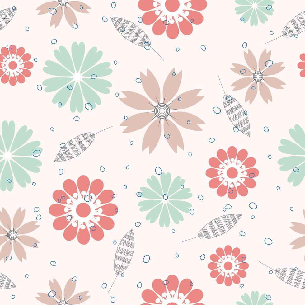 Flower surface pattern vector