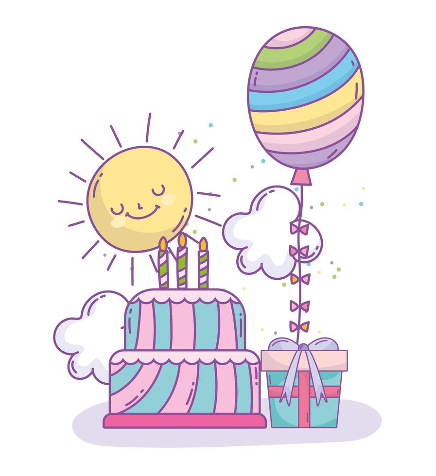 Birthday party pack vector