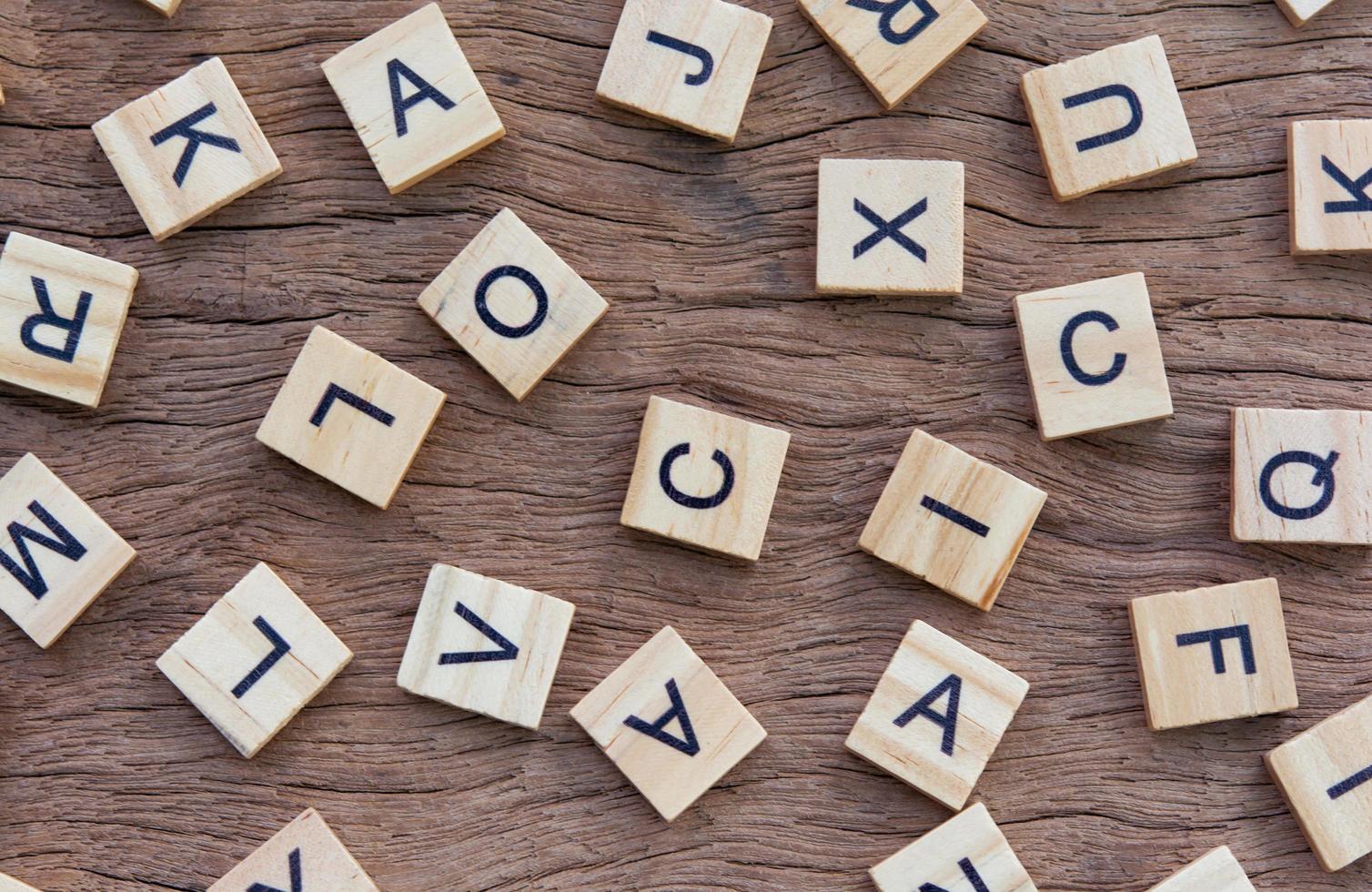 Wood type printing blocks  photo