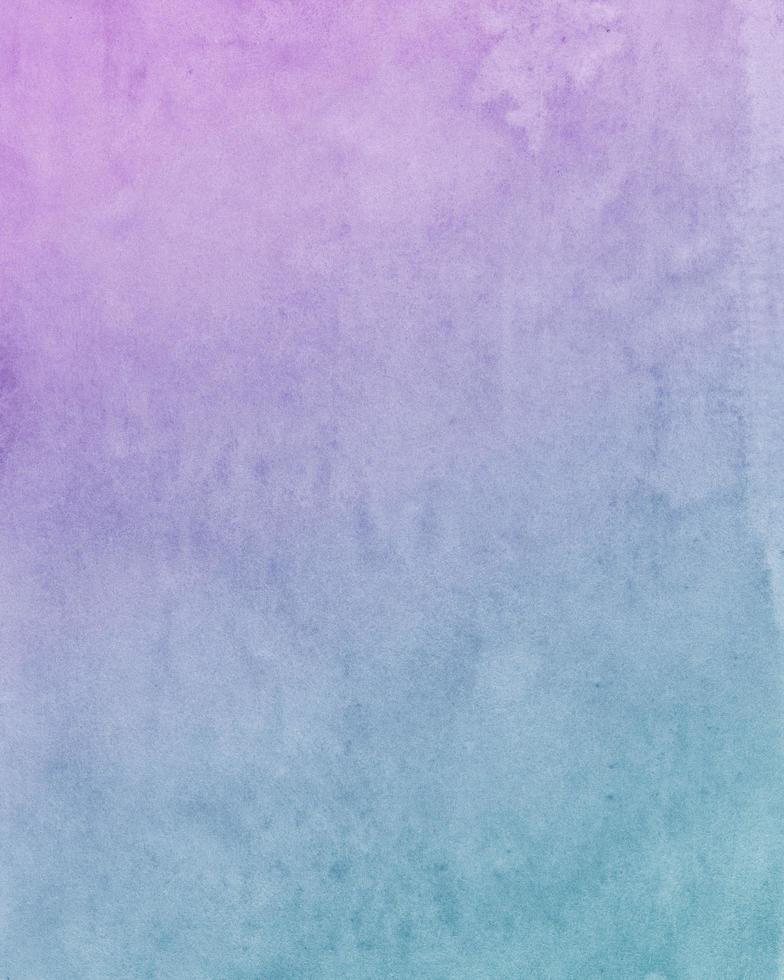 Violet and blue watercolor textured background photo