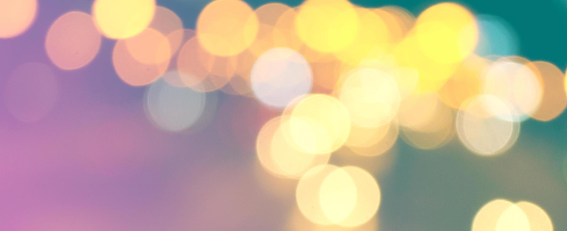 Abstract colorful bokeh lights photo