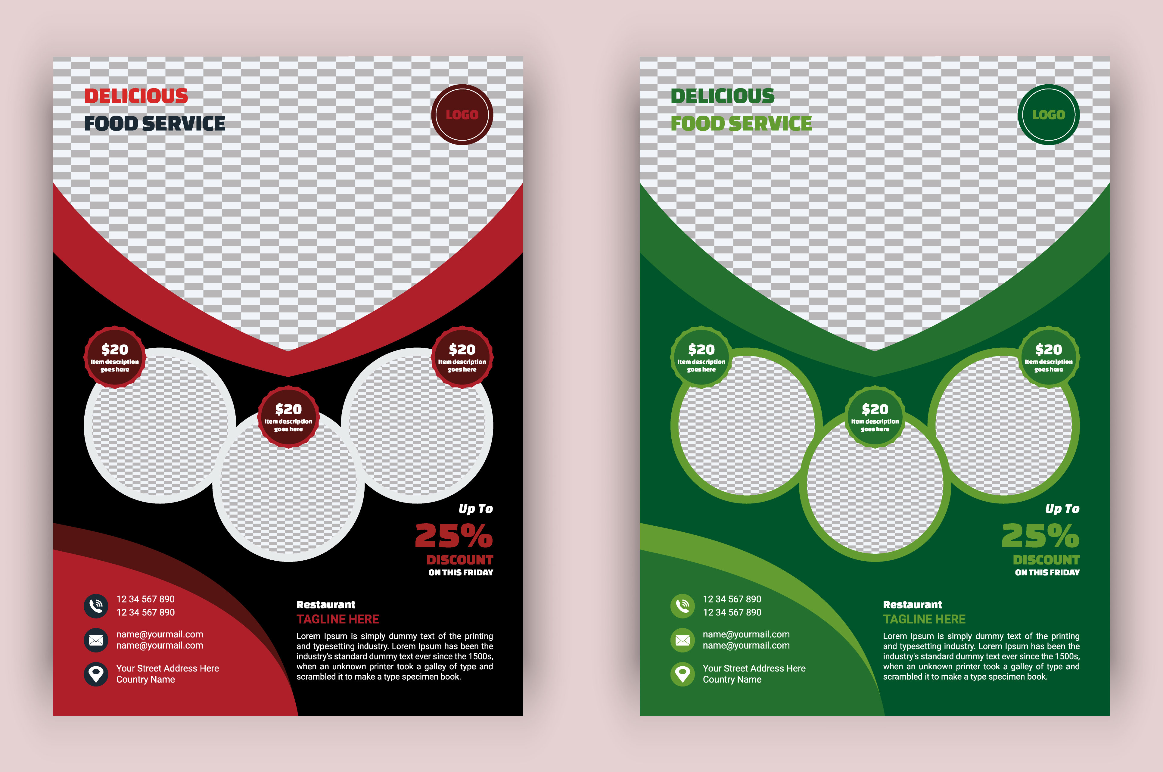 Food Poster Template Vector Art Icons And Graphics For Free Download