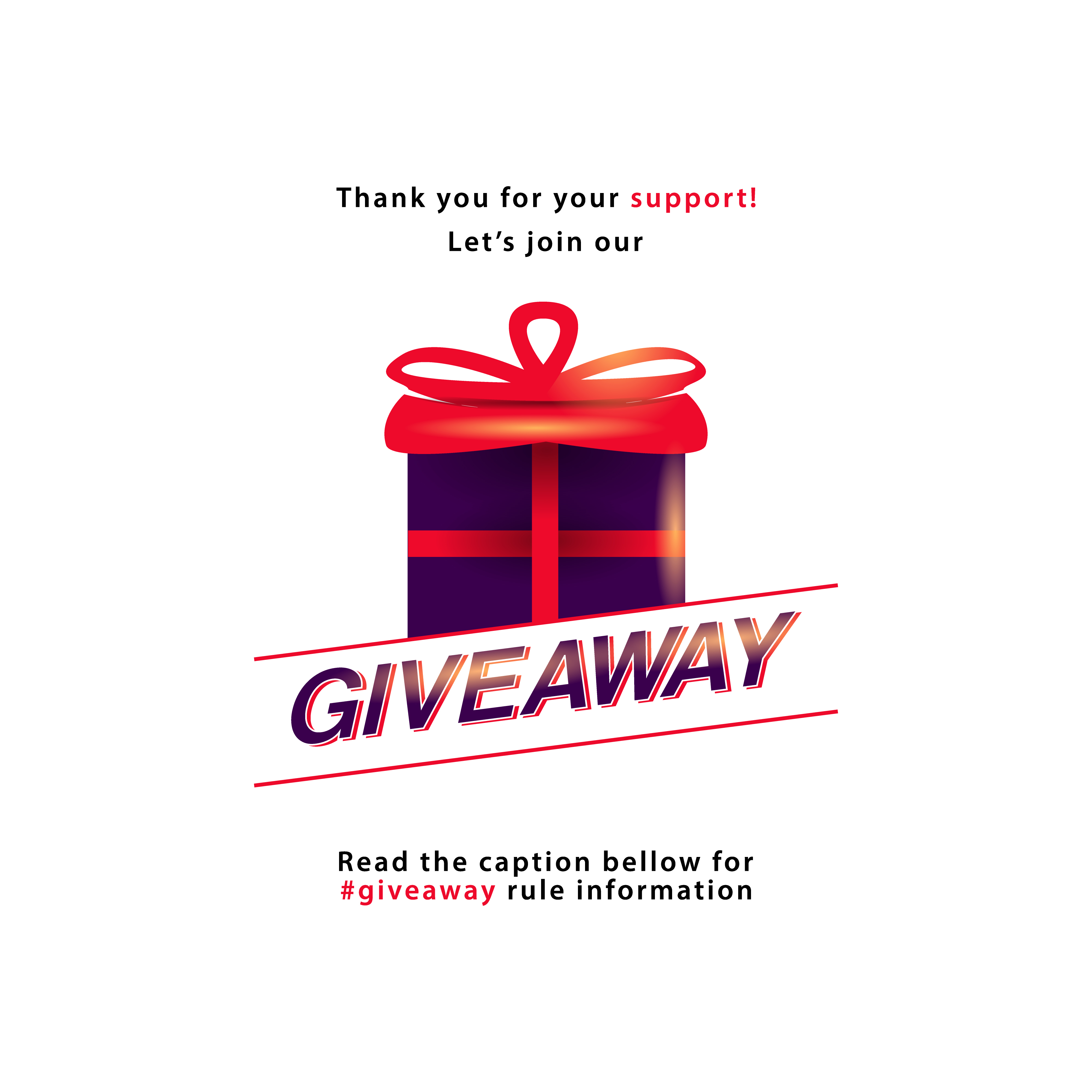 greeting-card-and-banner-giveaway-template-design-on-white-1237693