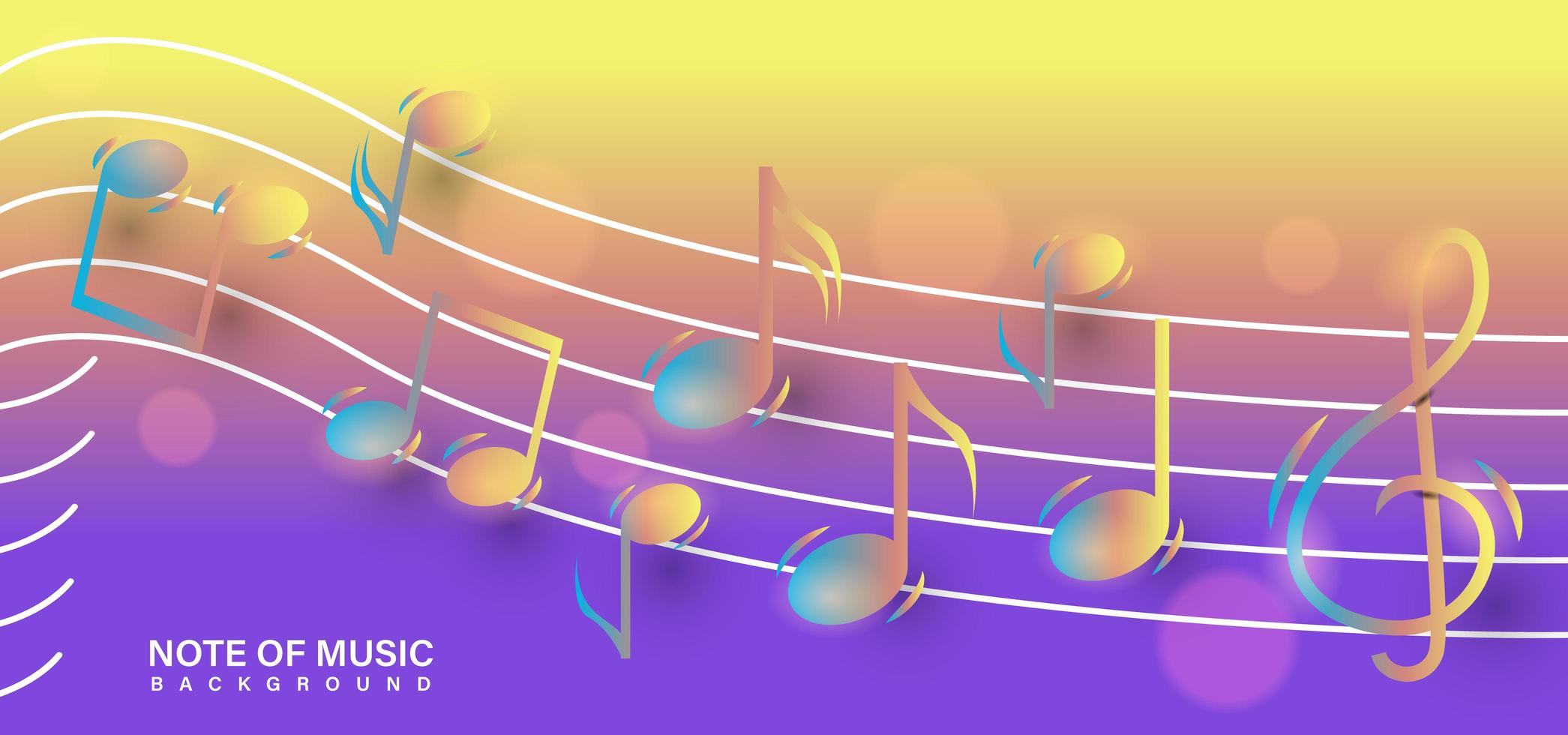 Shiny Note Music Background Template 1237704 Vector Art at Vecteezy
