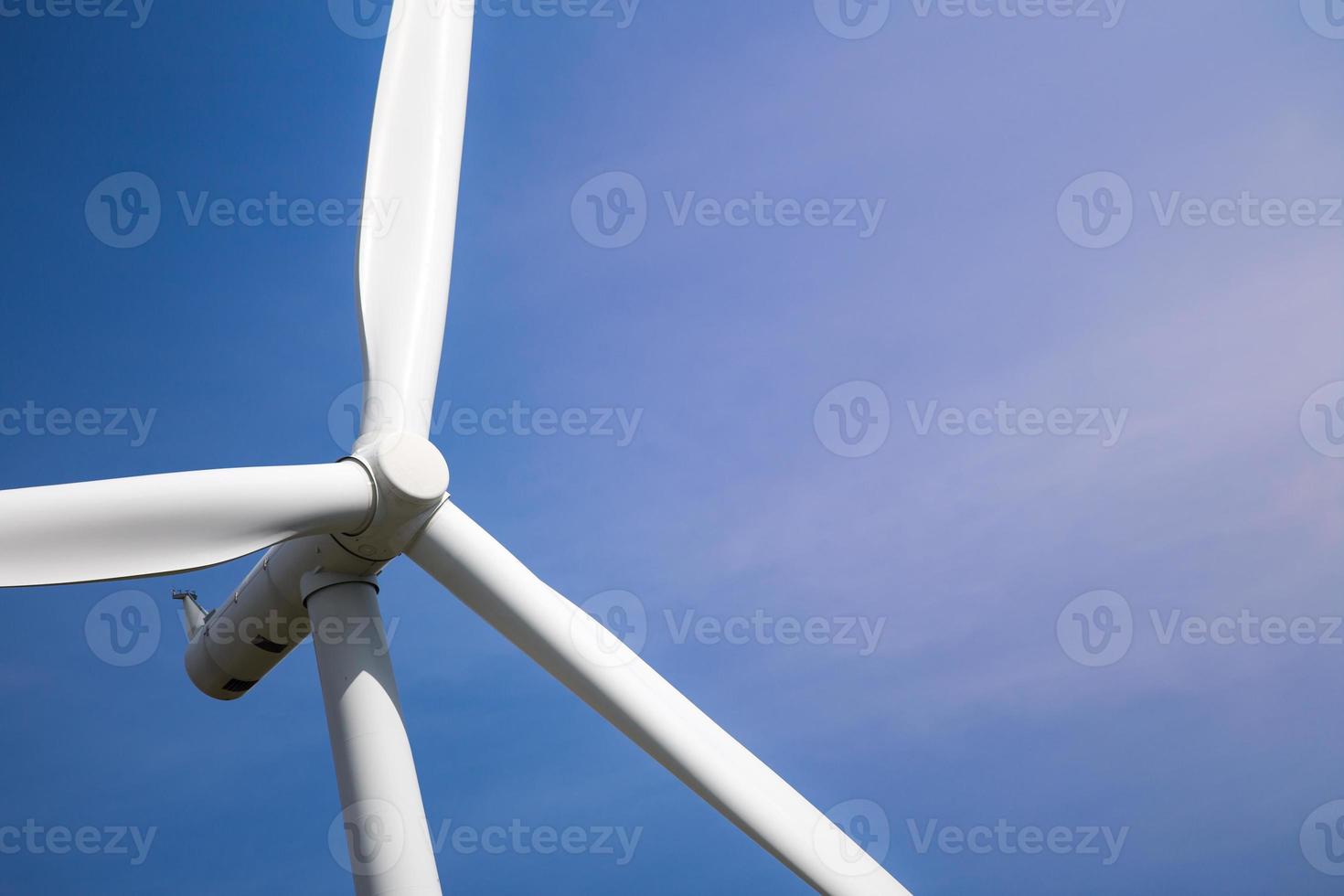 Wind Turbine with Sunlight photo