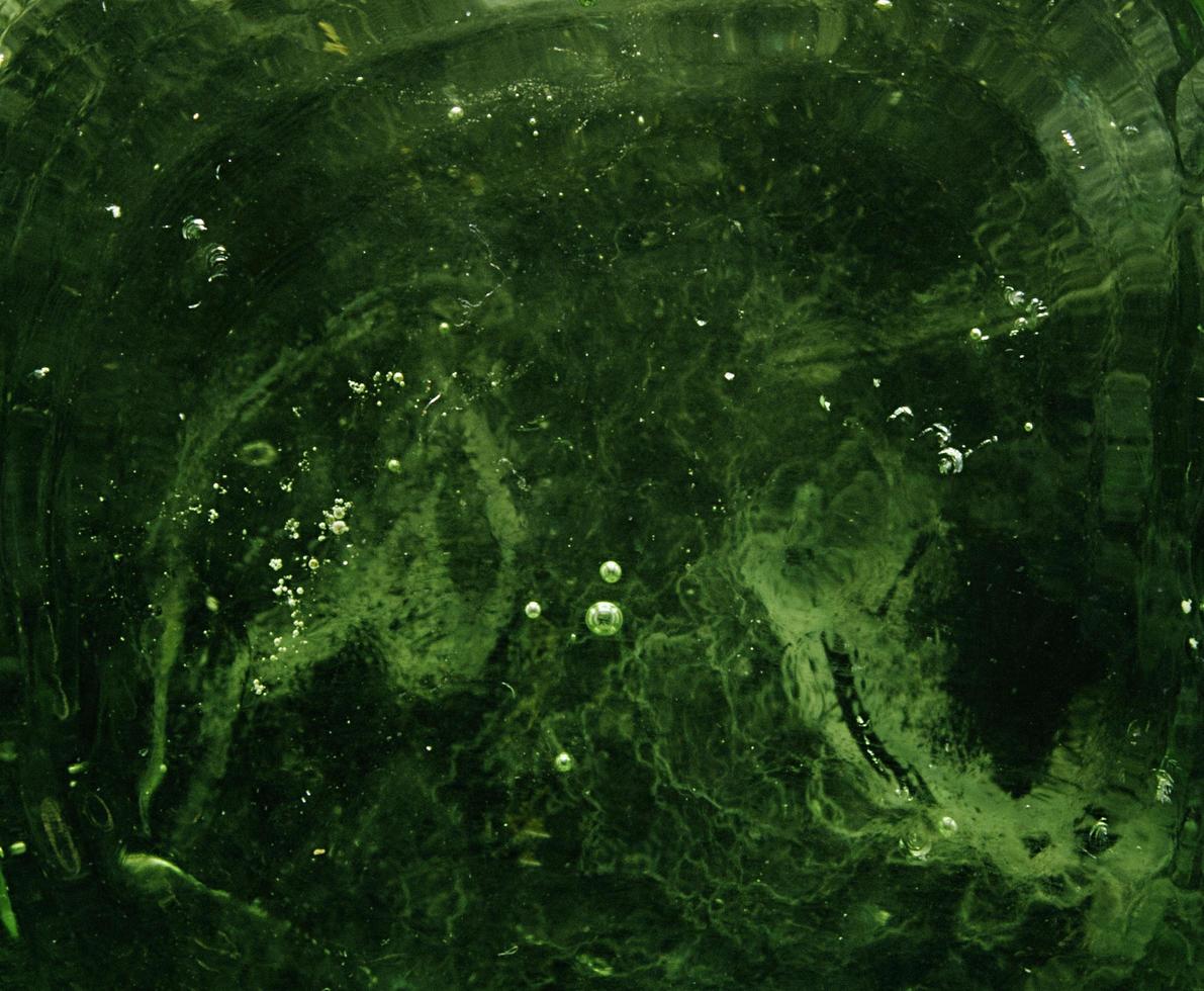 Abstract green and black photo