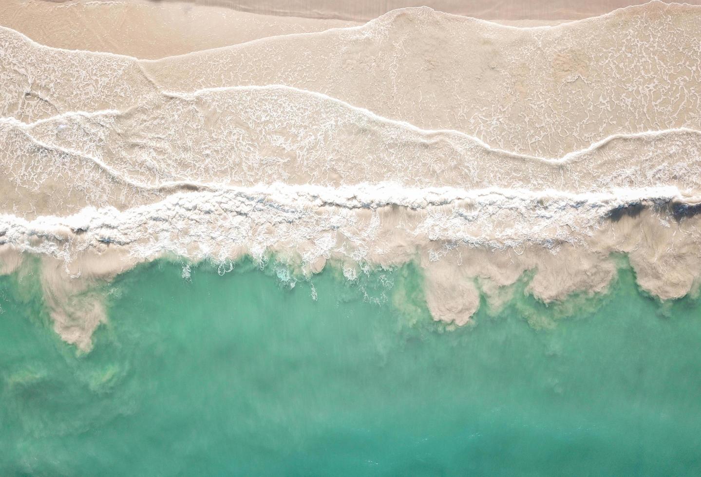 Aerial view of seashore photo