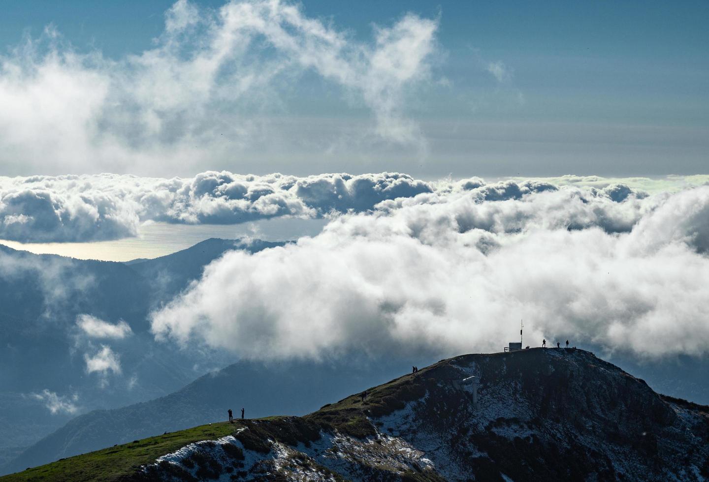 las montañas de krasnaya polyana foto