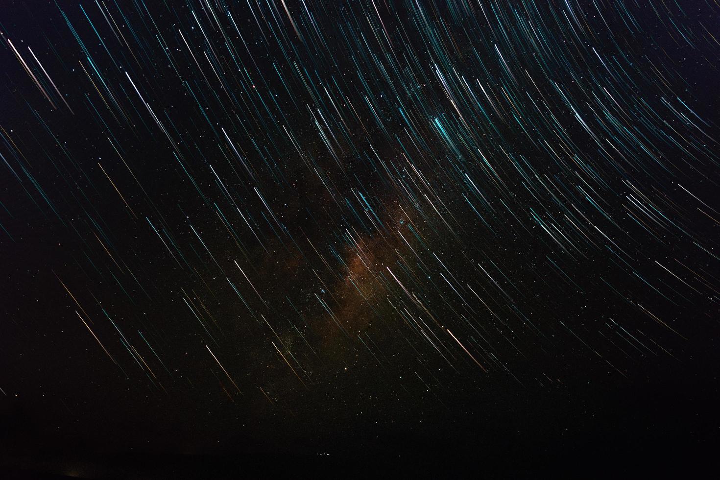 Time lapse of stars photo