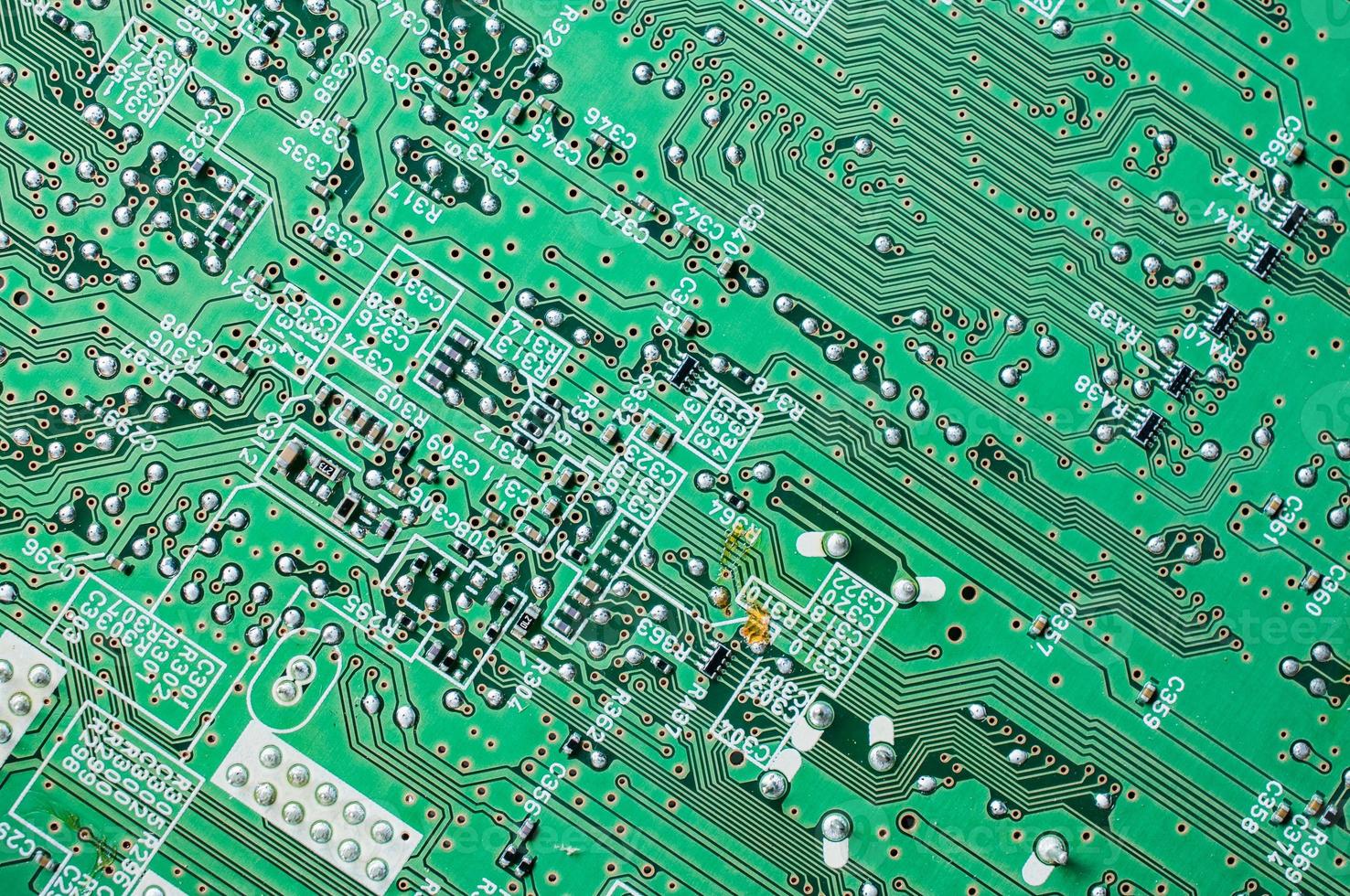 closeup of electronic board background photo