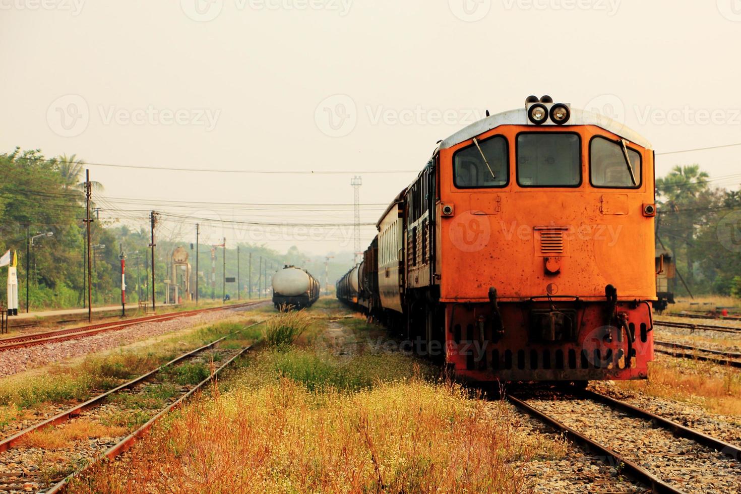 Old tanker trains photo