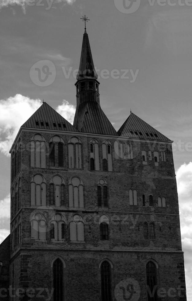 fachada de la catedral gótica foto