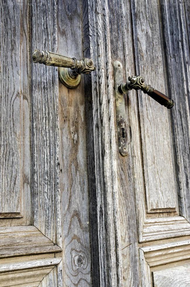 Old door handles photo