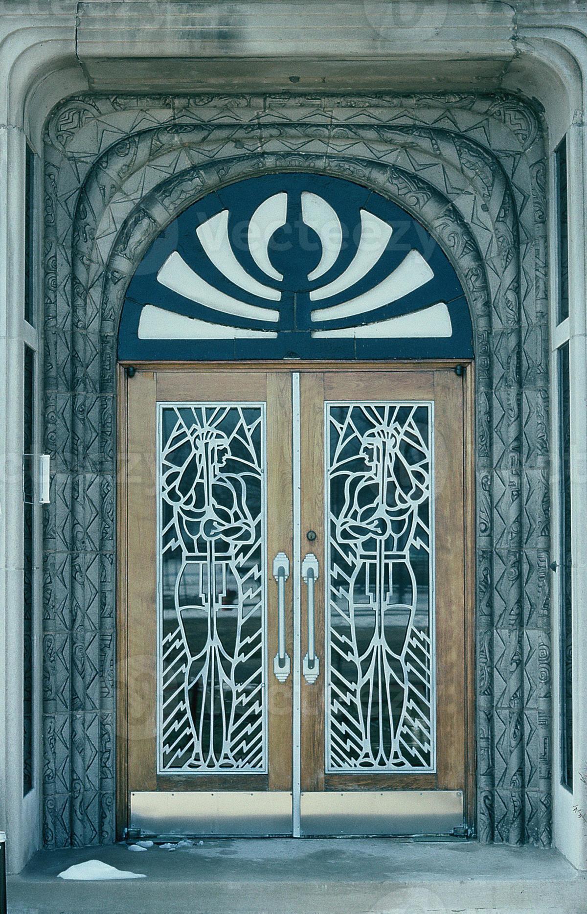 Art Deco Doors. 1246873 Stock Photo at Vecteezy