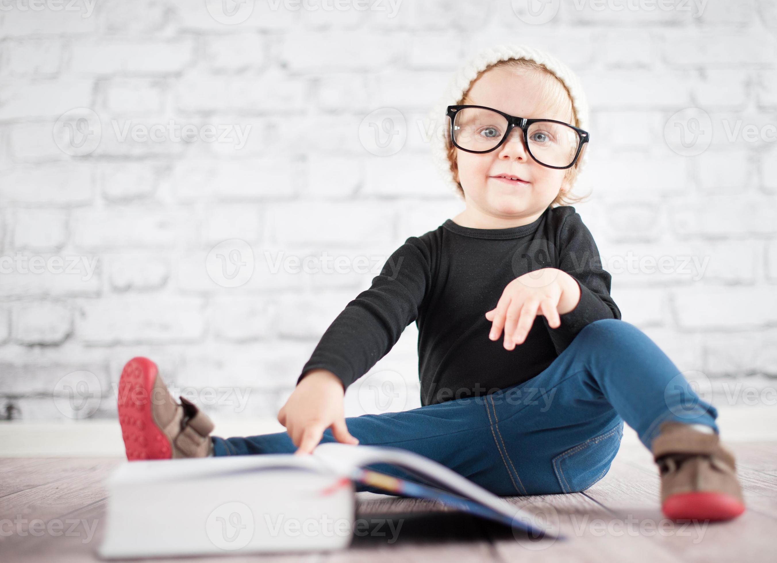 Little nerd 1247511 Stock Photo at Vecteezy