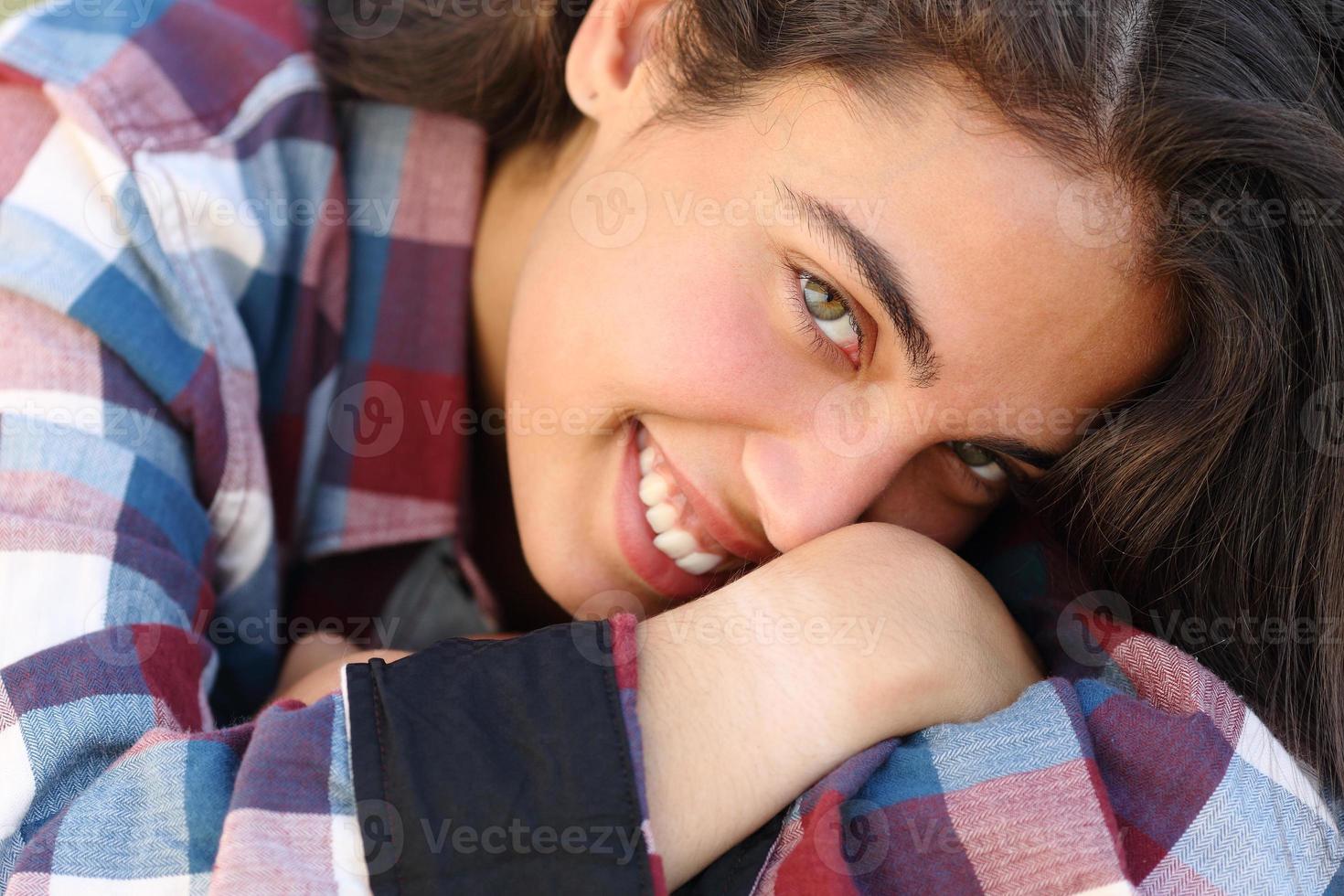 Wonderful beauty teenager Portrait Of A Beautiful Teenager Girl Smiling 1247833 Stock Photo At Vecteezy