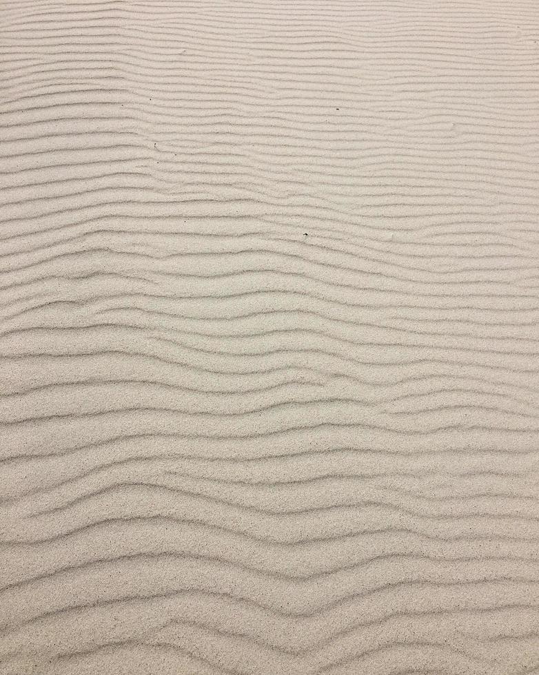 Ripples in sand photo