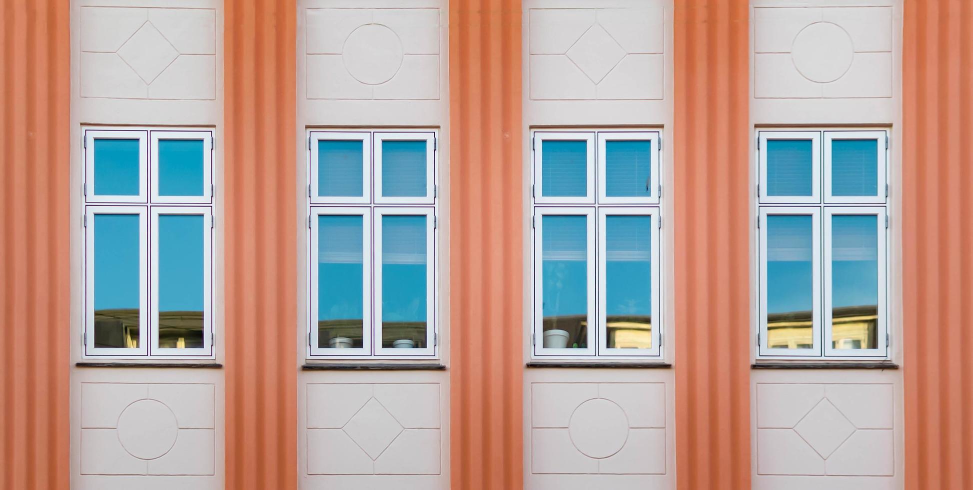 Orange and beige concrete building photo