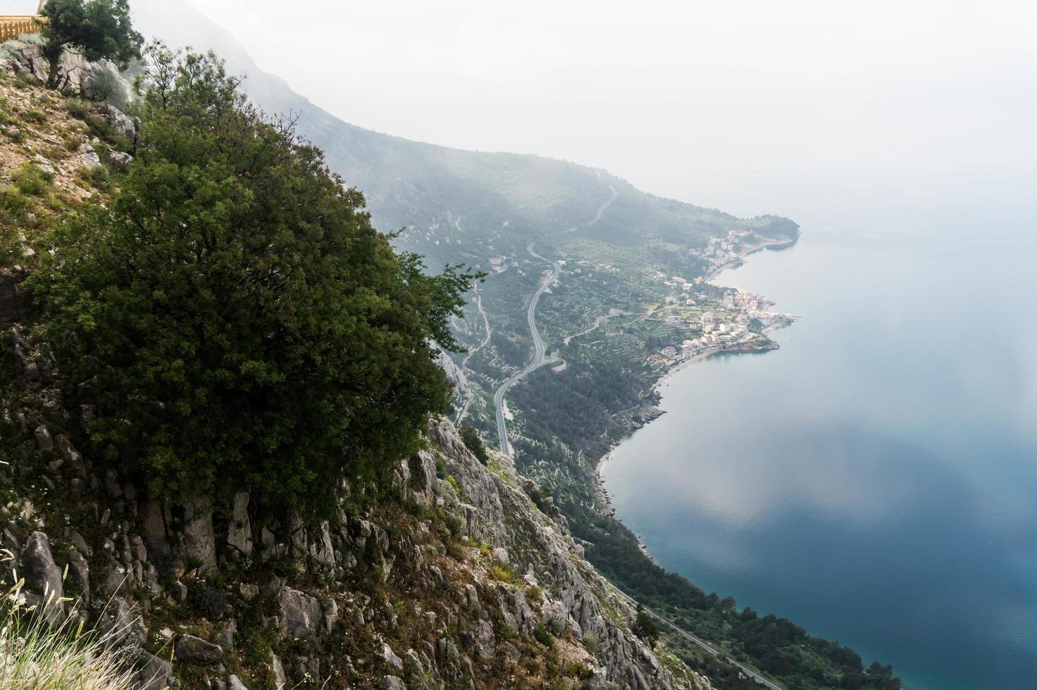 Scenic view of mountain photo