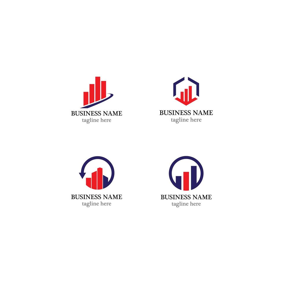 Finance logo template  vector