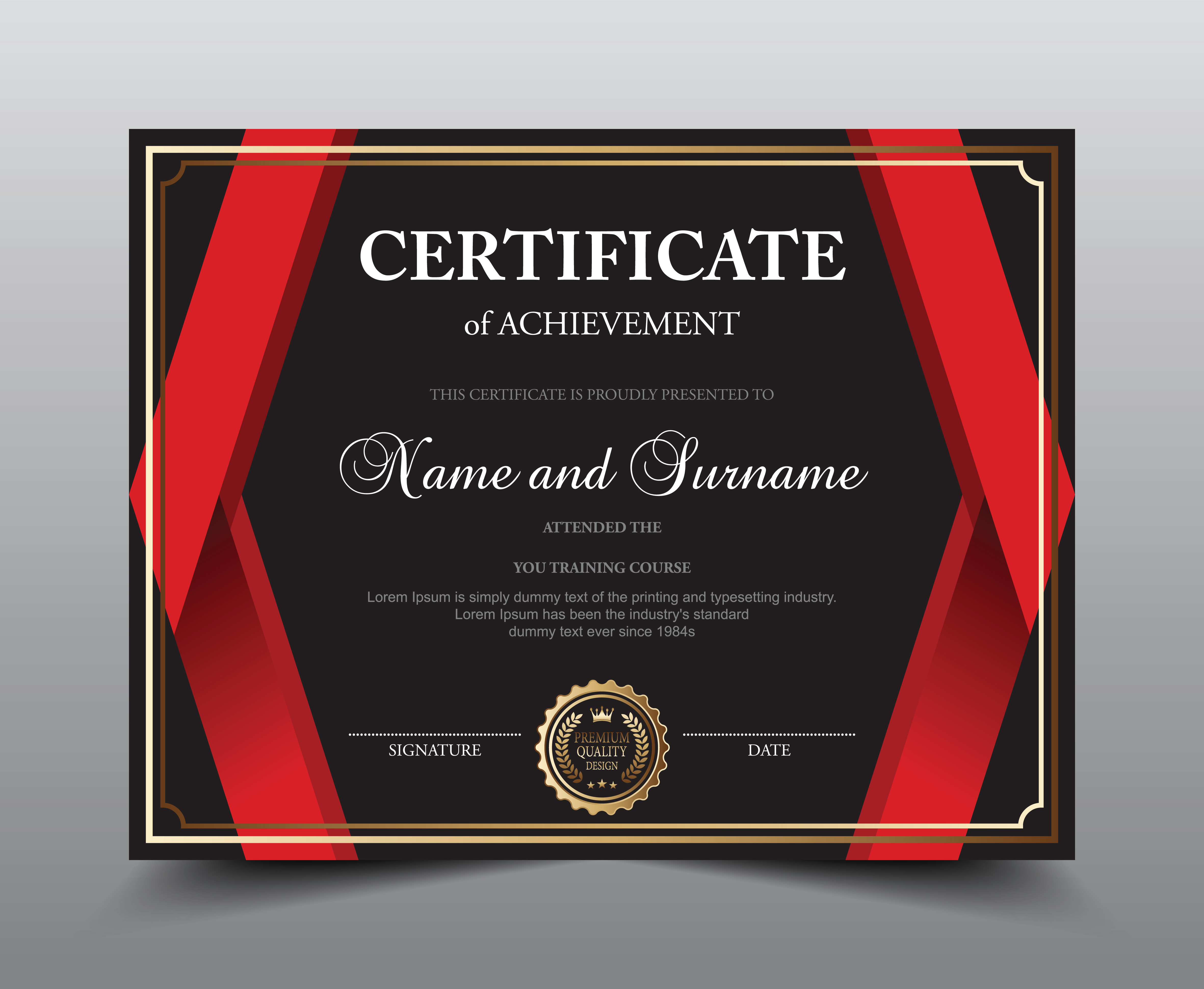 Art Certificate Template Free