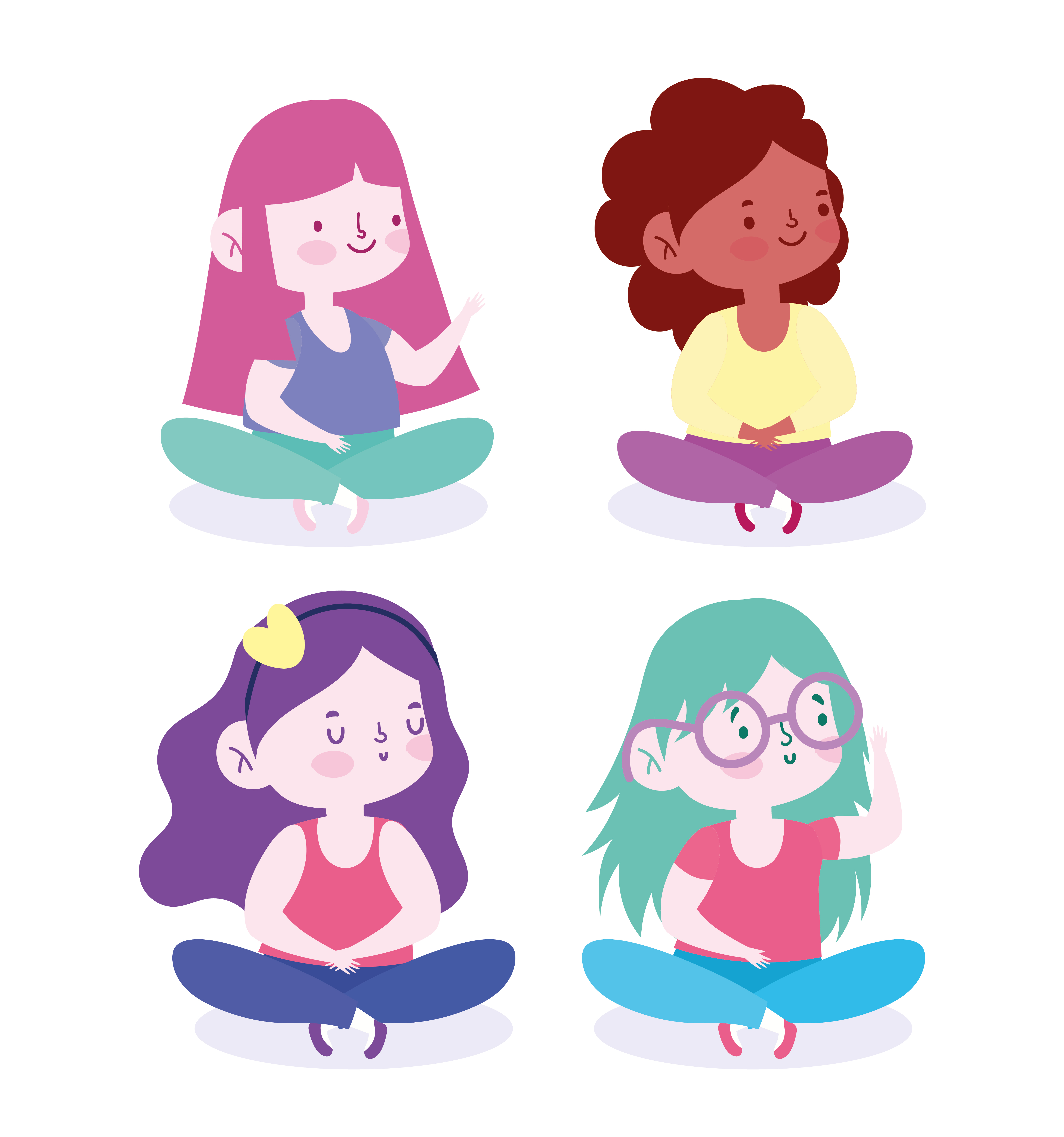 Child Sitting Vector Art, Icons, and Graphics for Free Download