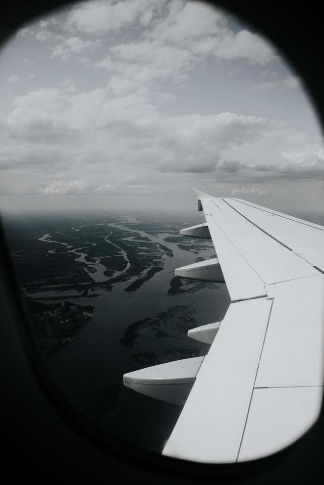 vista del asiento de la ventana foto