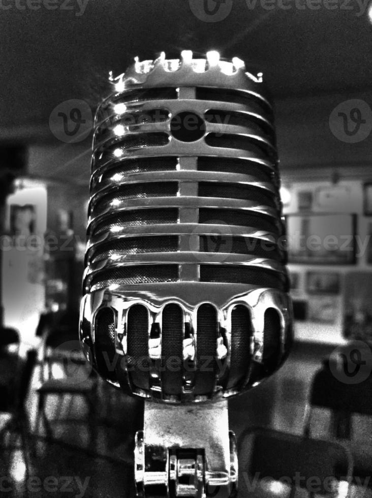 micrófono vintage foto