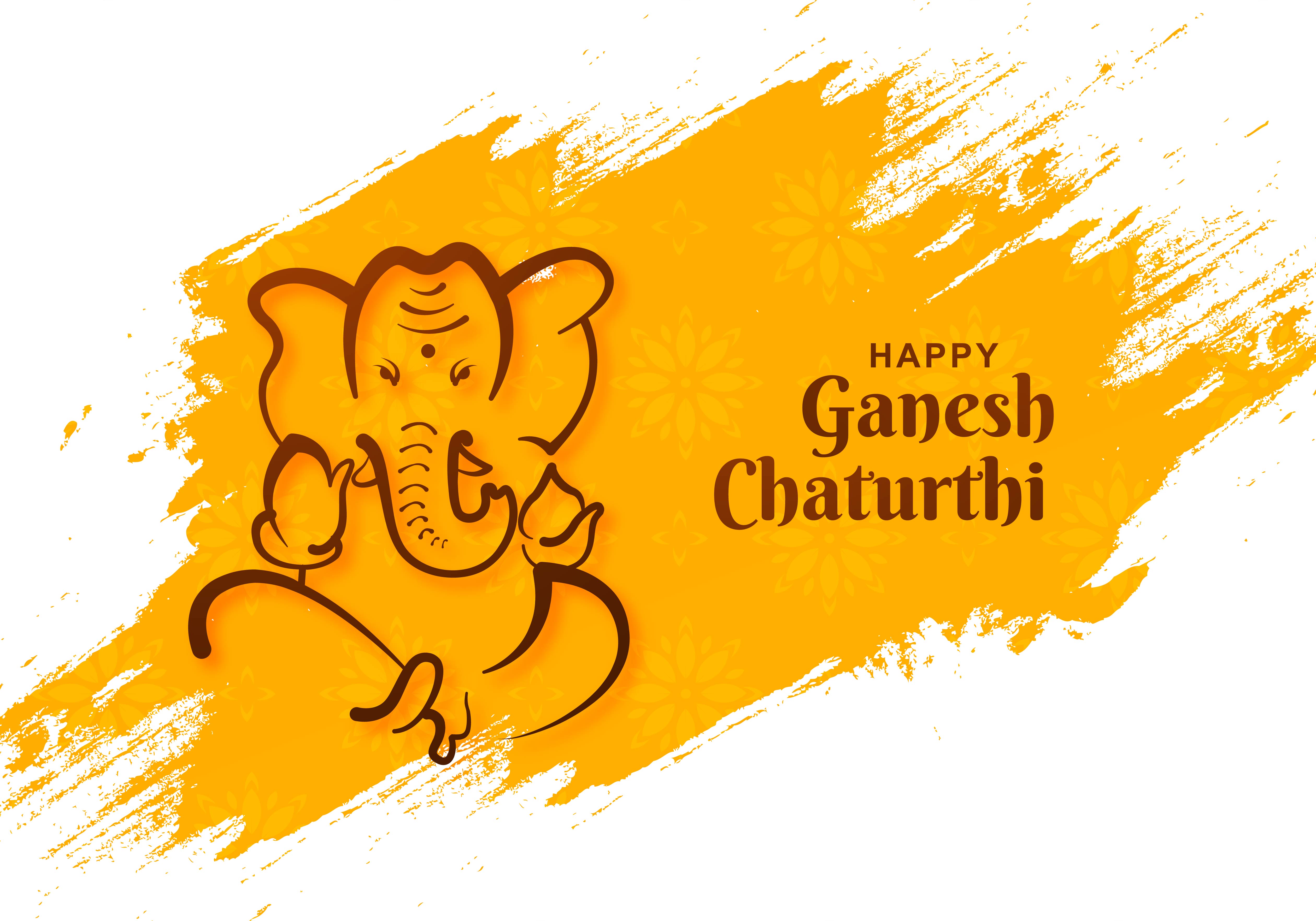 Ganesh Chaturthi Vector Art, Icons, and Graphics for Free Download