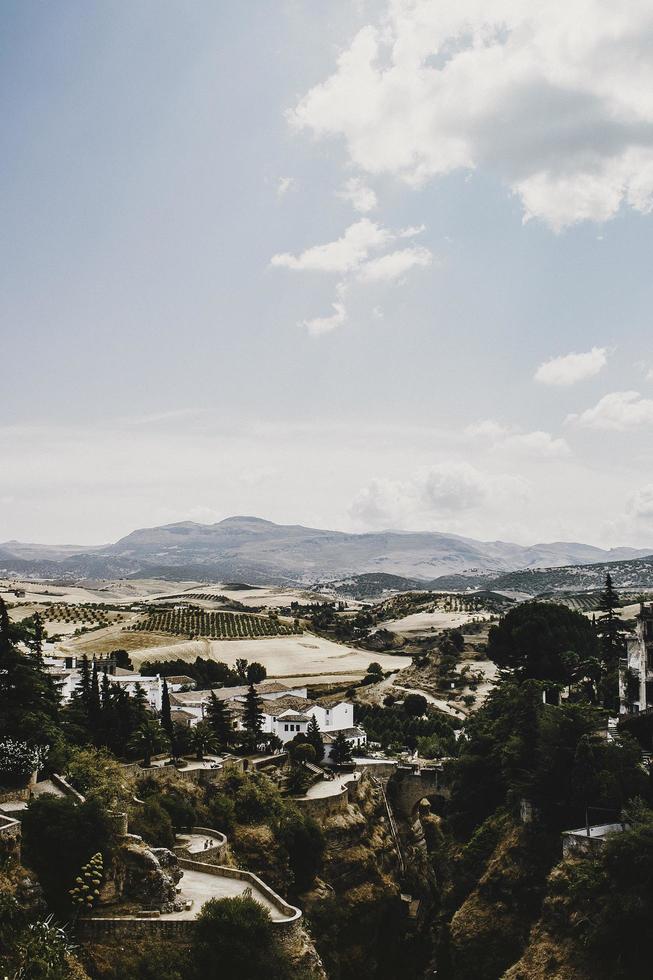 Landscape view of countryside  photo