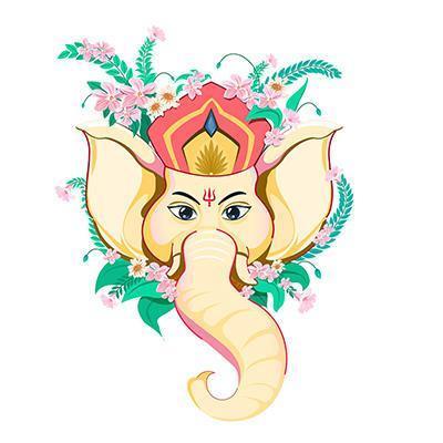 Lord Ganesha, Ganesh Chaturthi. vector