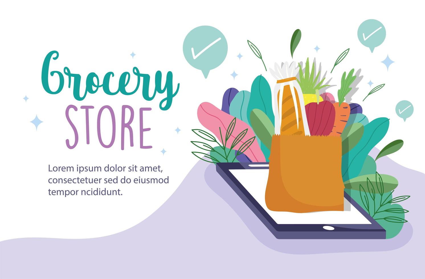 presentation for online grocery store