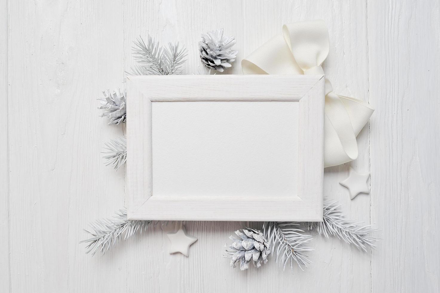 Mockup Christmas greeting card  photo