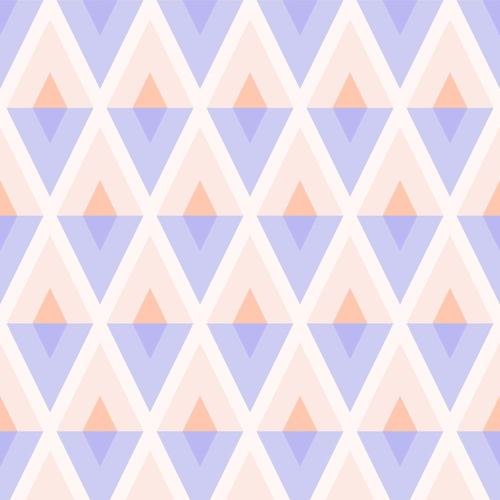 Pastel Harlequin Geometric Seamless Pattern vector