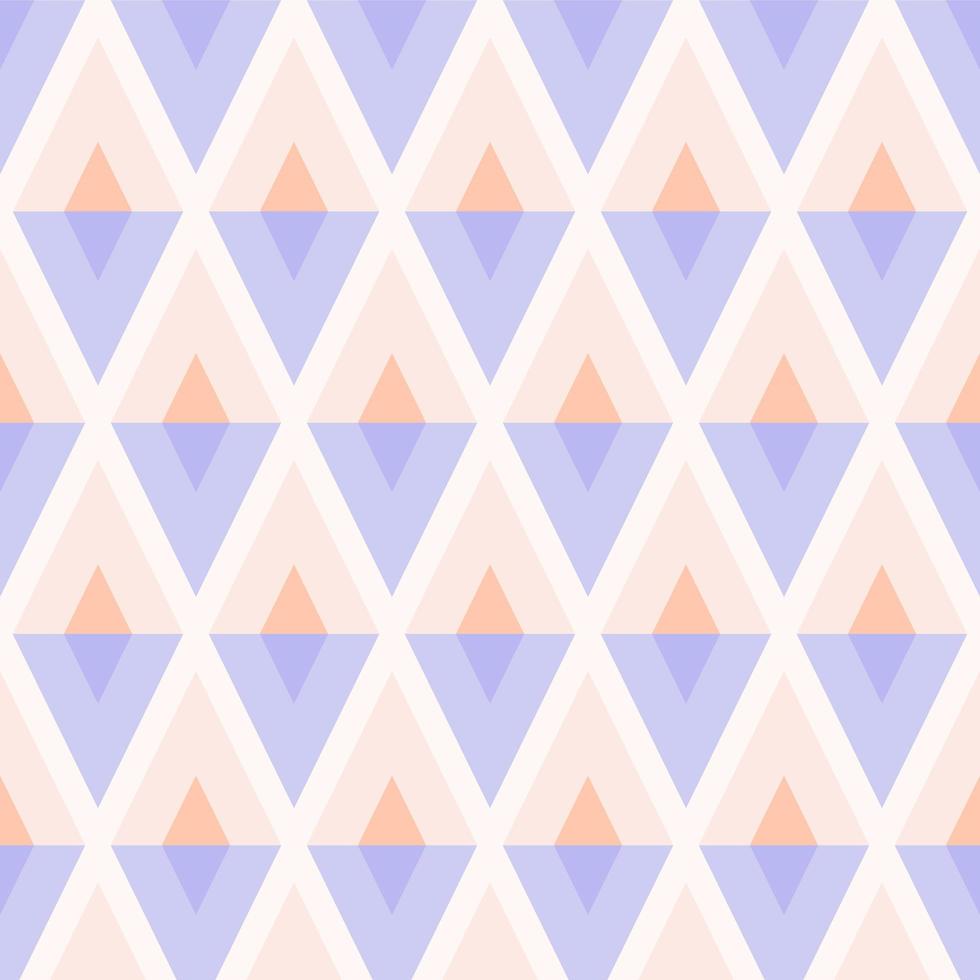 Pastel Harlequin Geometric Seamless Pattern vector