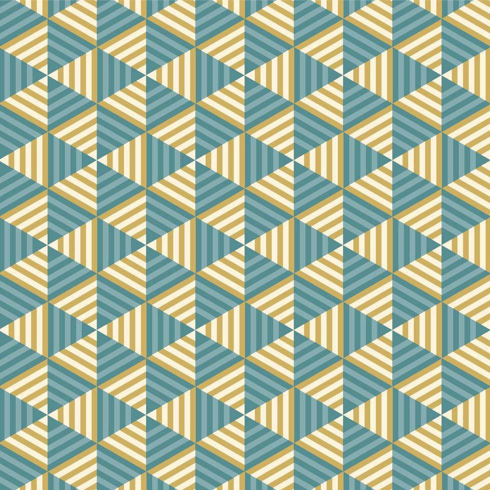 Abstract Striped Triangle Seamless Pattern vector