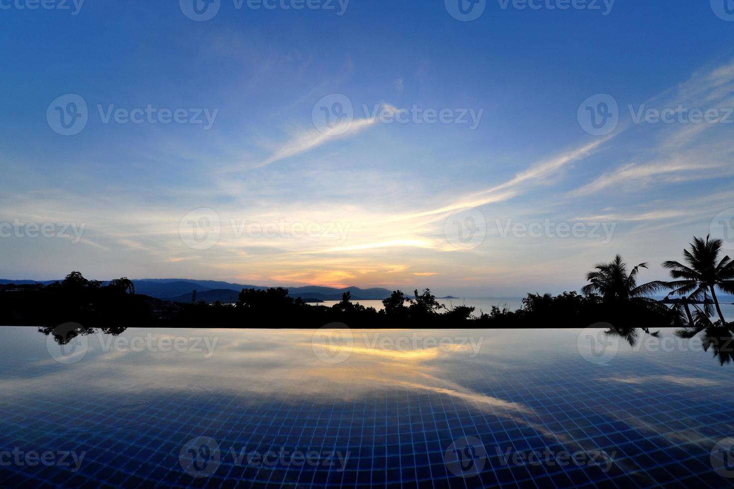 Infinity Pool on top of Ko Samui, Thailand photo