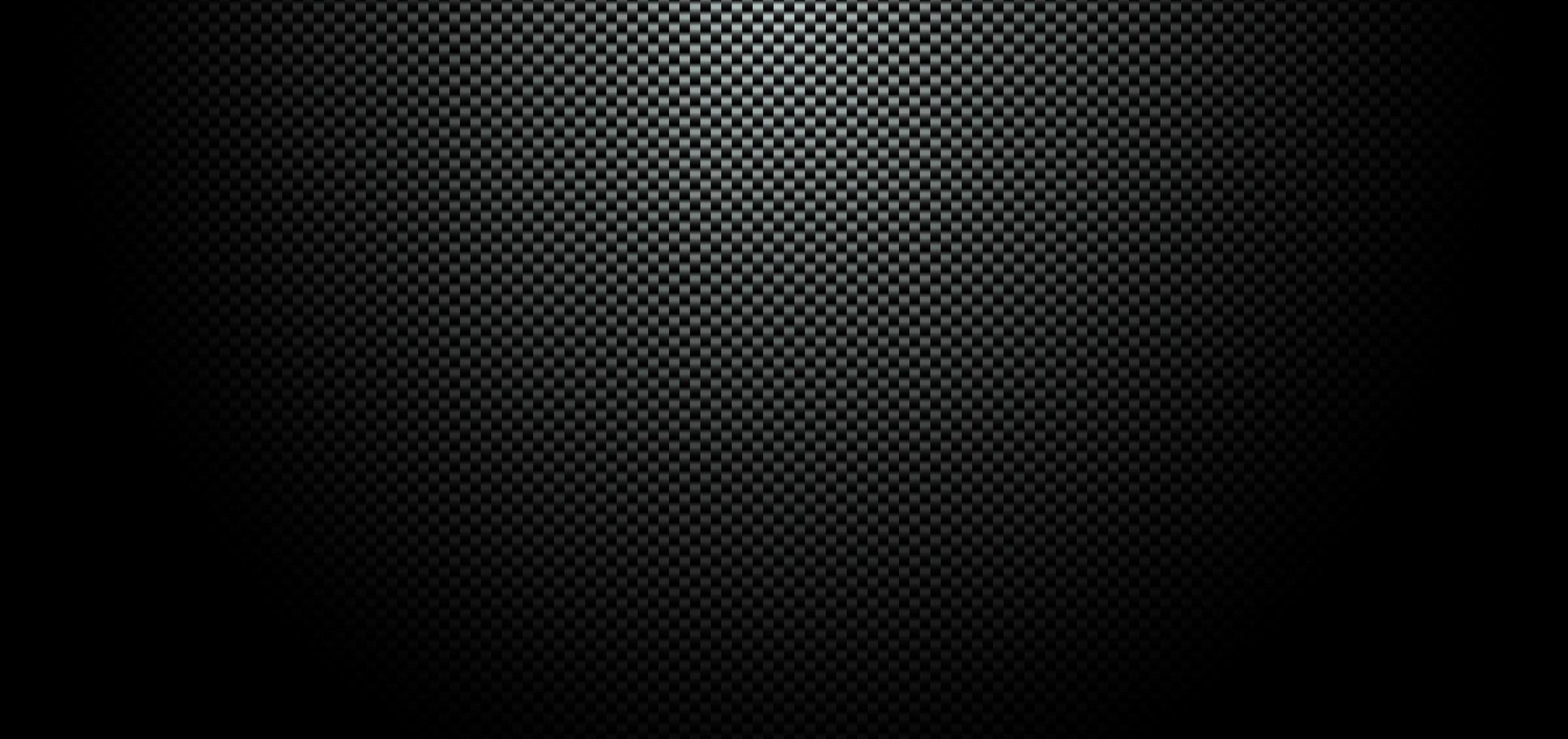 Black carbon fiber material texture vector