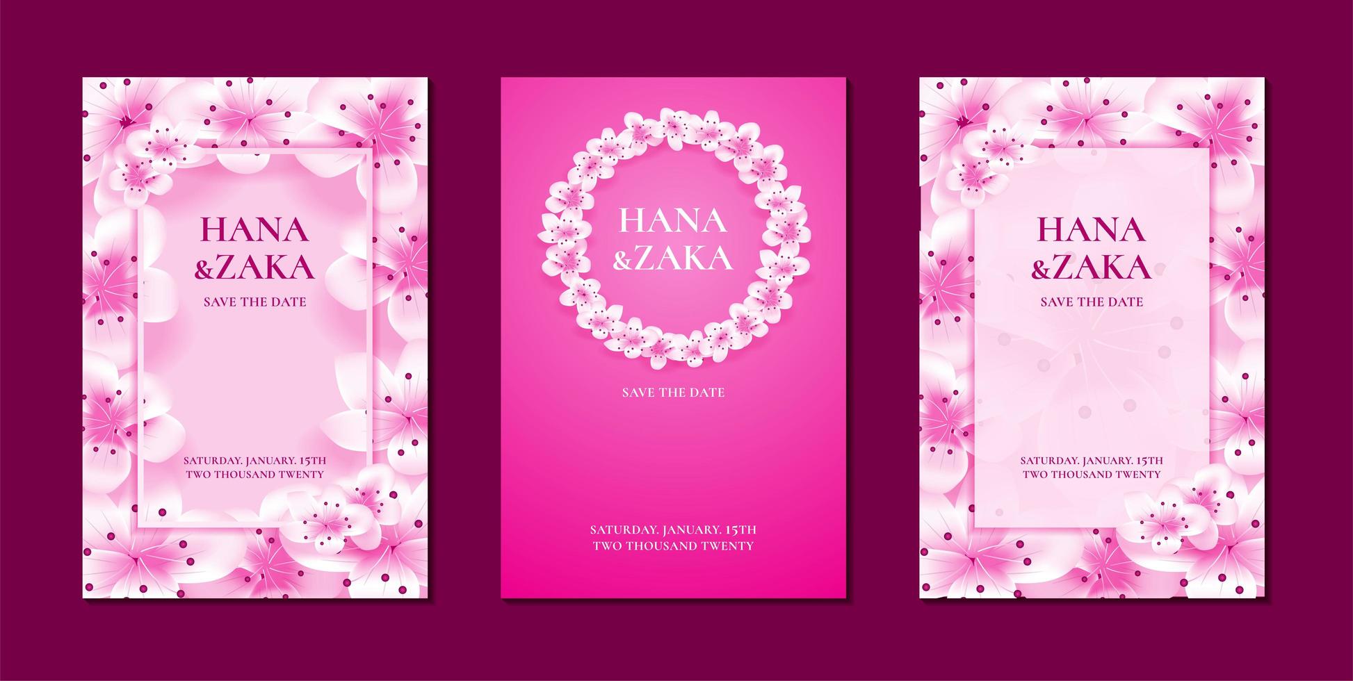 invitaciones de boda de flor de cerezo de sakura 1257350 Vector en Vecteezy invitaciones de boda de flor de cerezo de sakura 1257350 Vector en Vecteezy