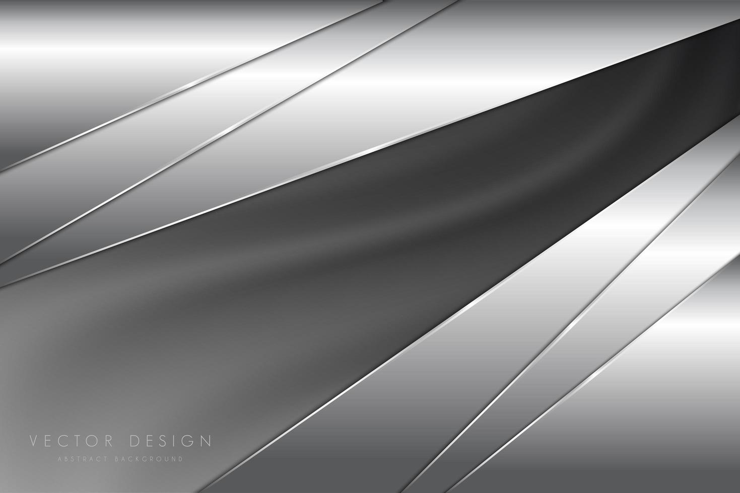 Gray Metallic Angled Panels with Silk Texture vector