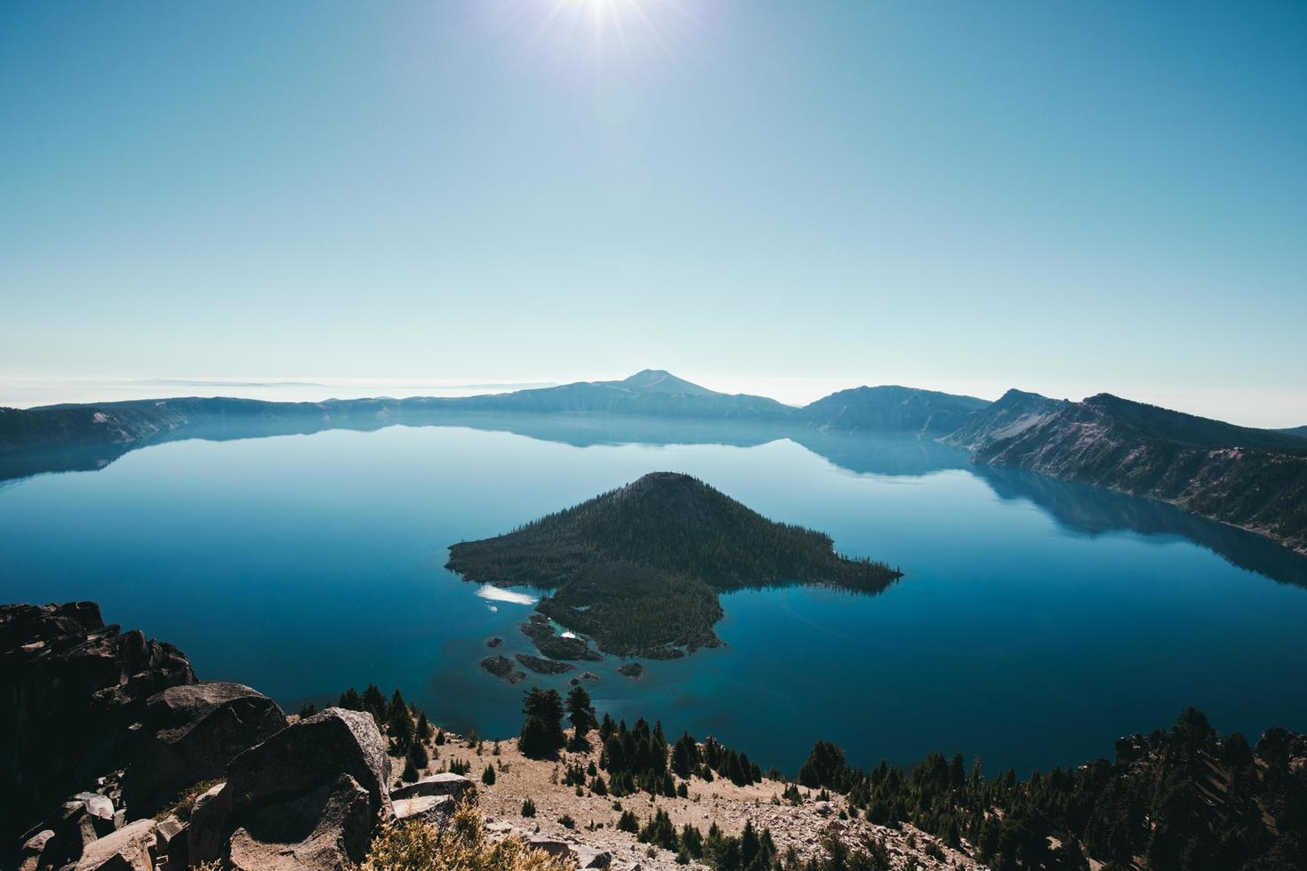 Crater Lake in Eastern Oregon photo