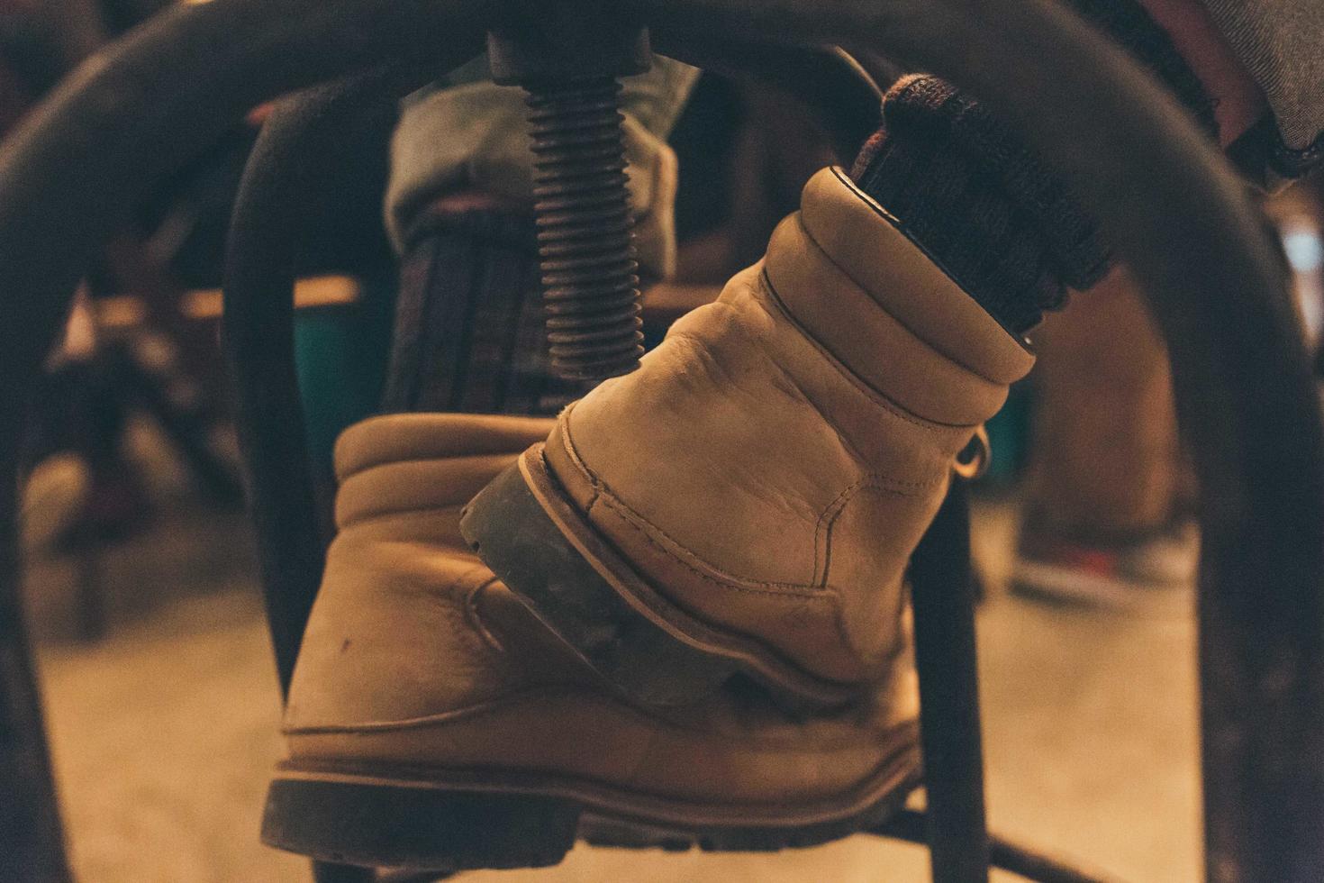 Close-up of boots photo