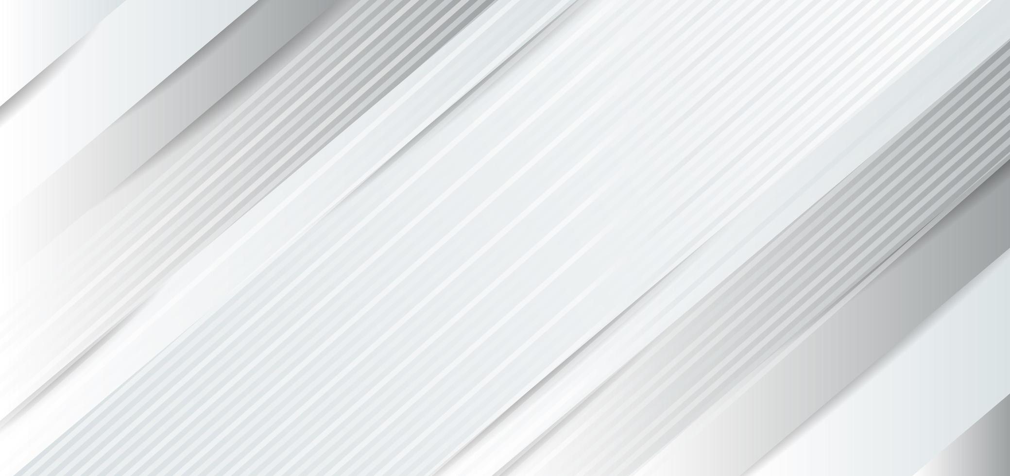 White, Grey Abstract Background Paper Shine and Layers vector