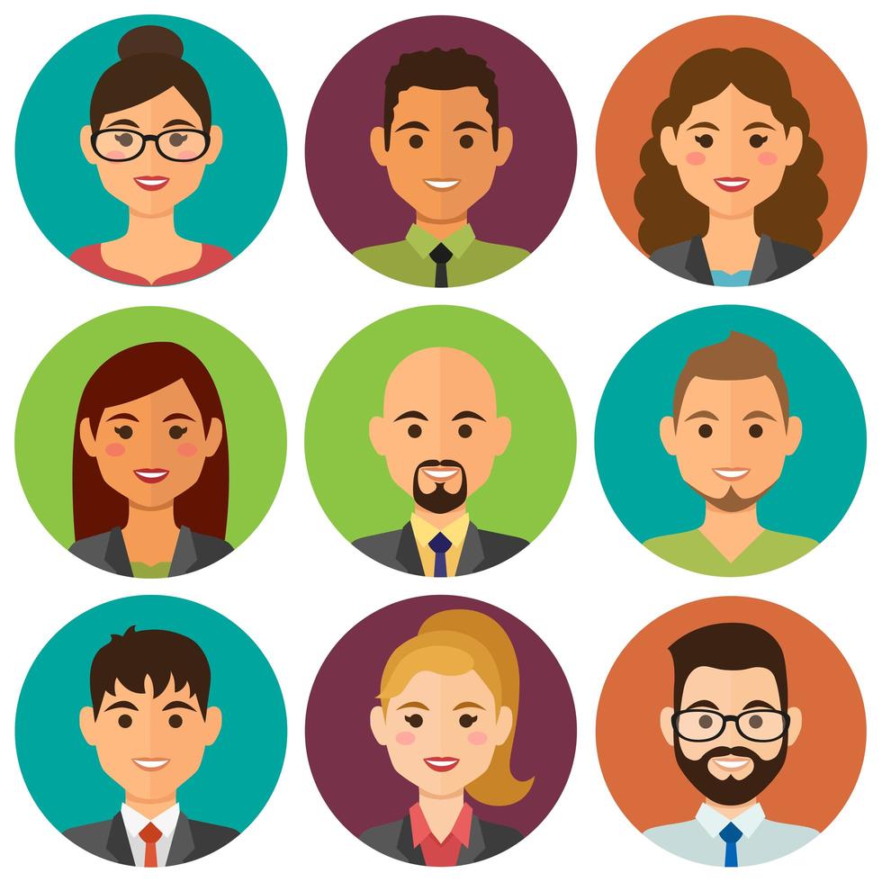 Avatar people icon Royalty Free Vector Image - VectorStock