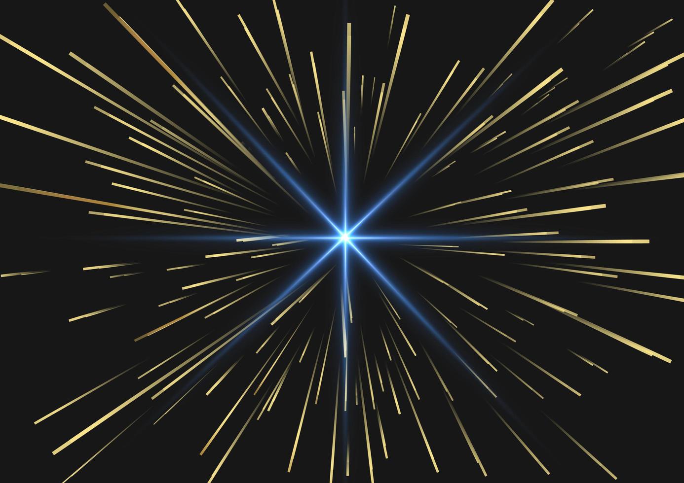 Lights and fireworks background vector