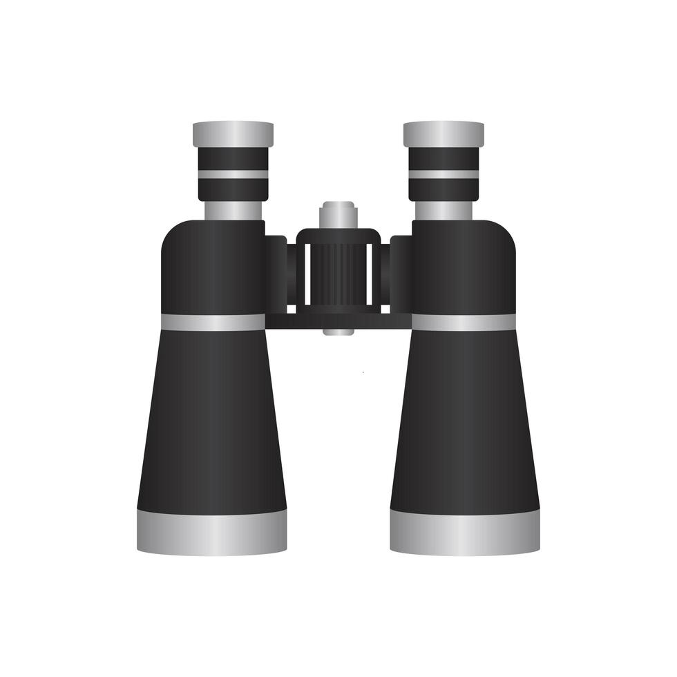 Side view of binoculars isolated  vector