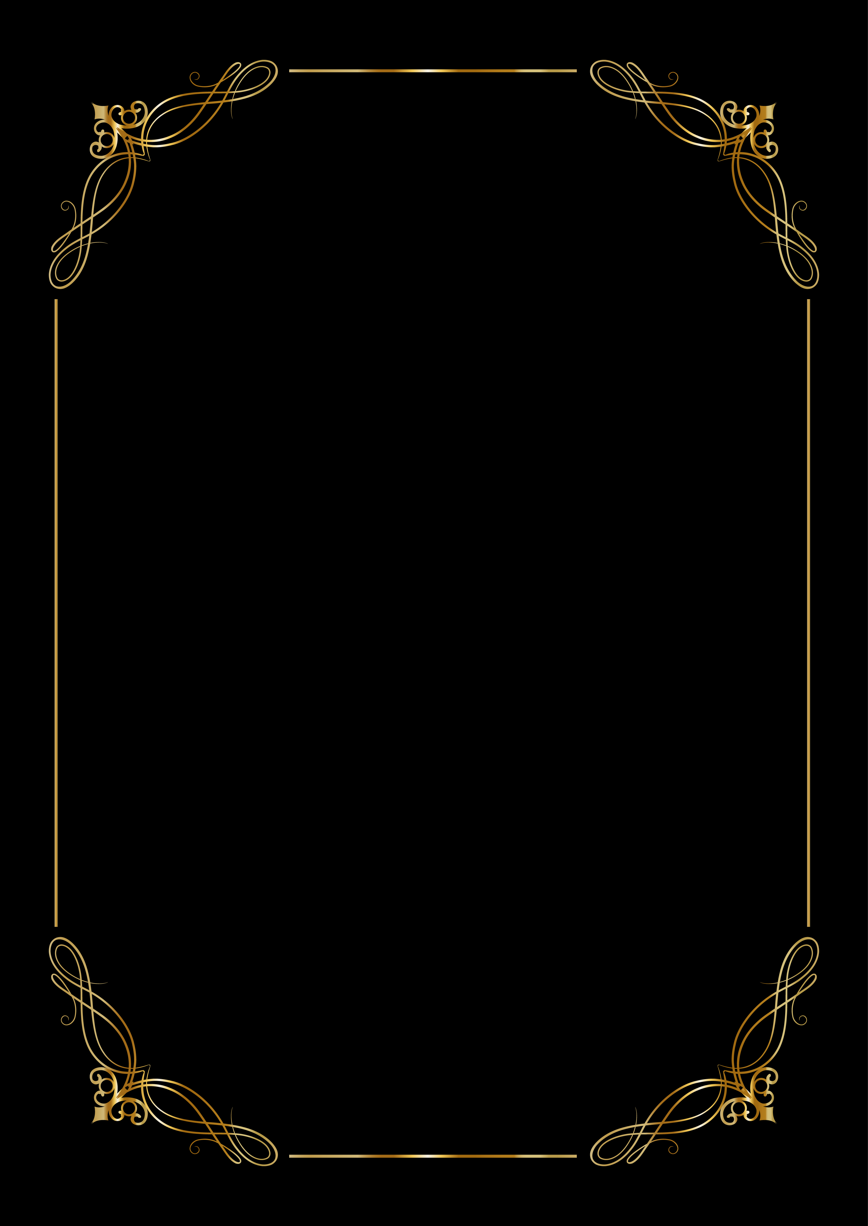 Elegant Gold Border 1263642 Vector Art At Vecteezy