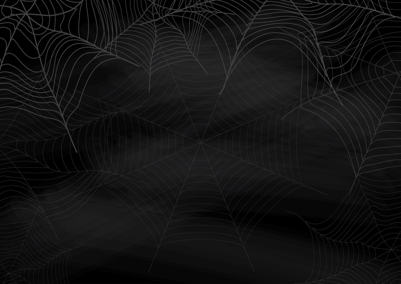 banner de telaraña de halloween grunge vector