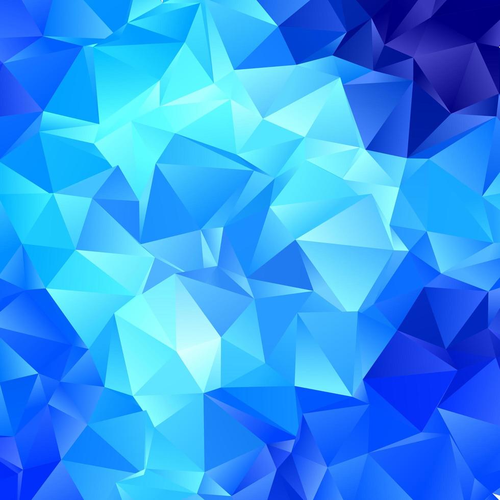 Low poly blue abstract background  vector