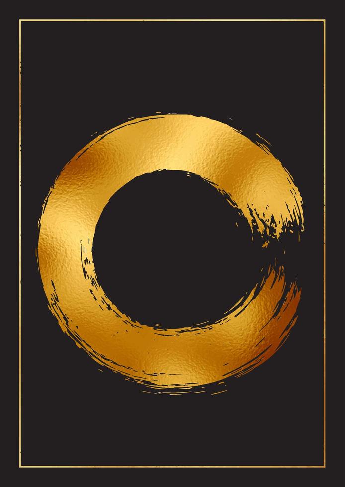 fondo abstracto con lámina de oro vector